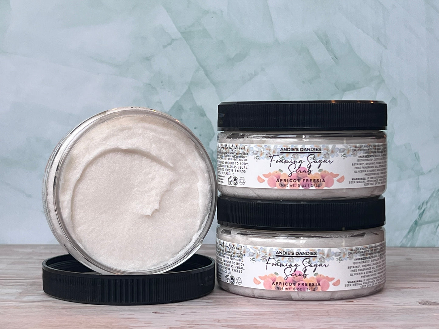 Foaming Sugar Scrubs