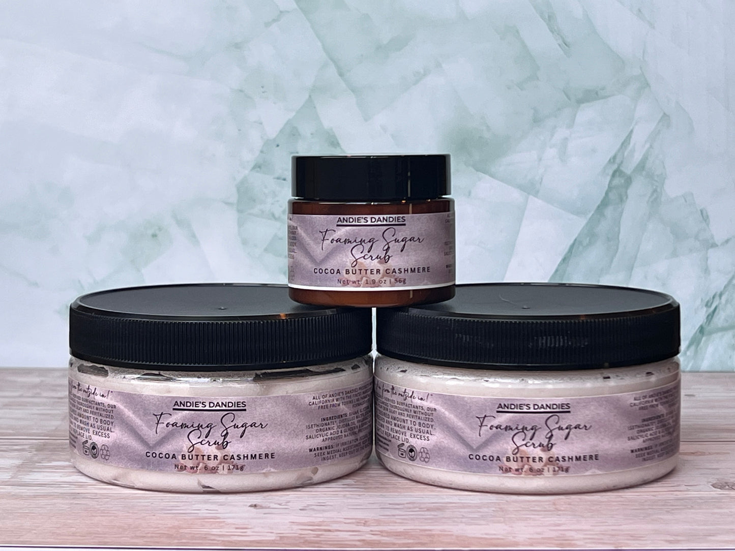 Foaming Sugar Scrubs