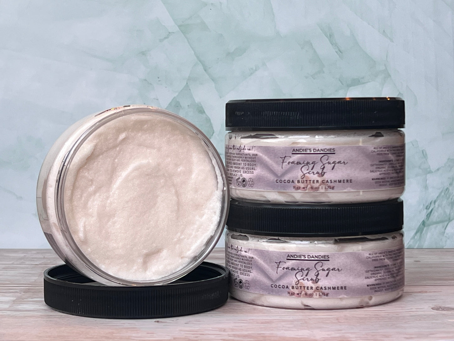 Foaming Sugar Scrubs