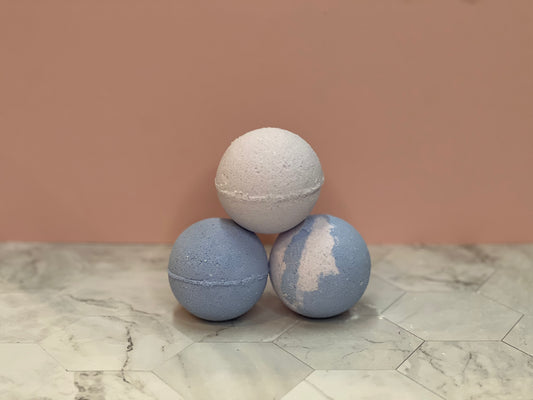 Petite Lavender-Chamomile Foaming Bath Bomb