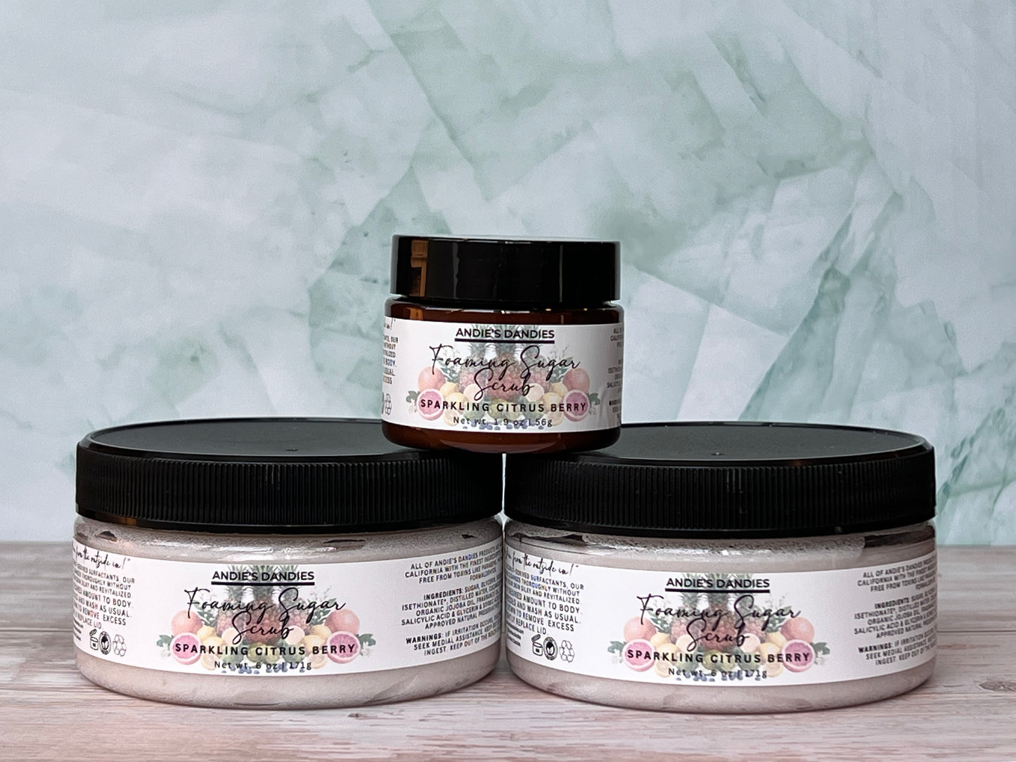 Foaming Sugar Scrubs